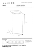 ZARO - Wall spot / Wall light Indoor/Outdoor - 2xGU10 - IP65 - Black