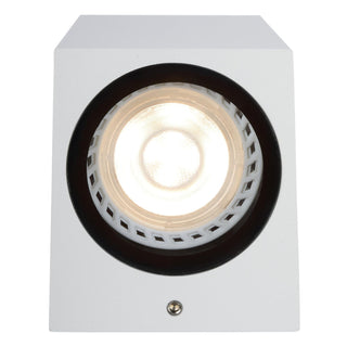 ZARO - Spot mural / Applique murale Intérieur/Extérieur - 2xGU10 - IP65 - Blanc