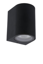 ZARO - Spot mural / Applique murale Intérieur/Extérieur - 1xGU10 - IP44 - Noir