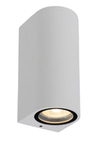 ZARO - Wandspot / Wandlamp Binnen/Buiten - 2xGU10 - IP44 - Wit