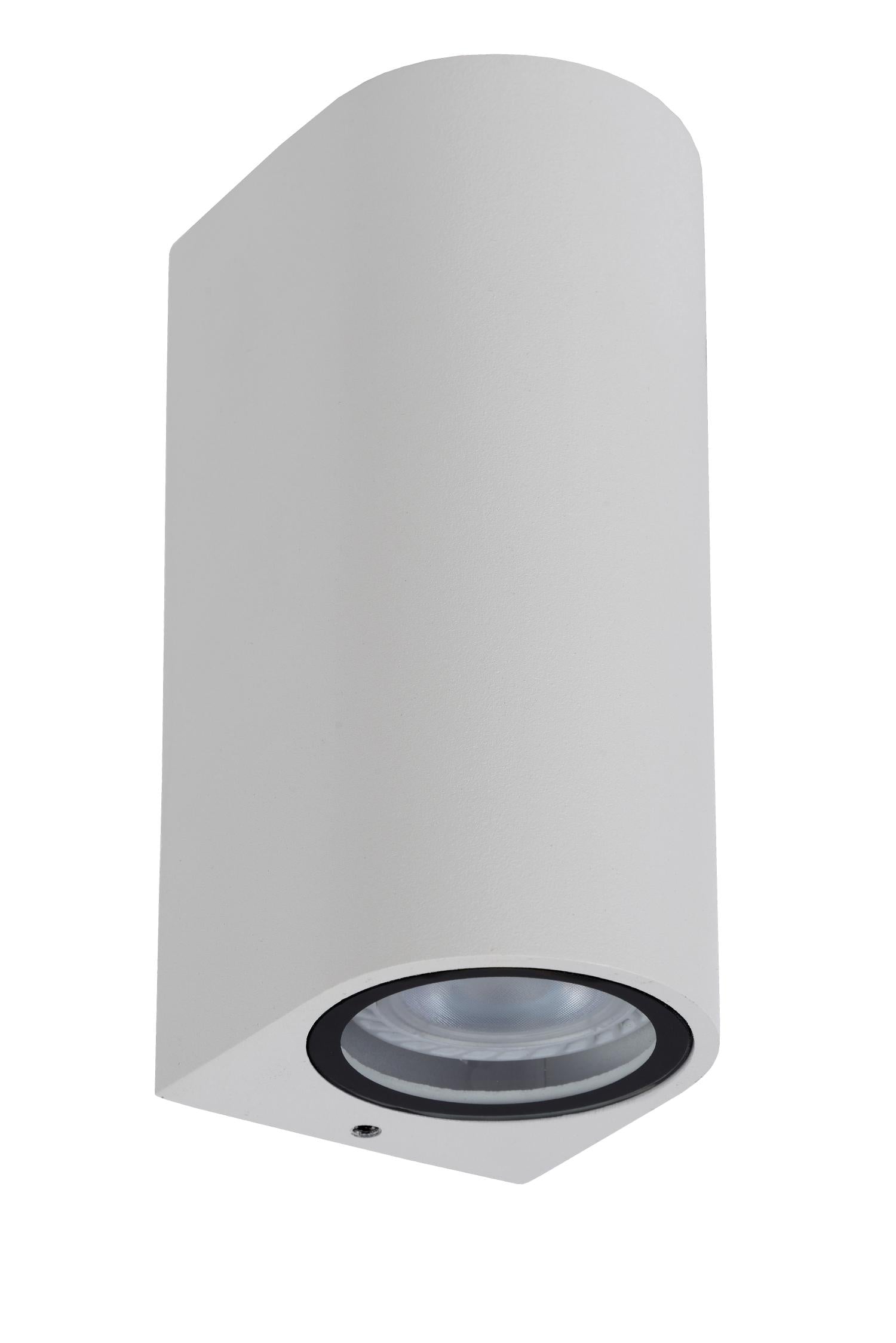 ZARO - Wandspot / Wandlamp Binnen/Buiten - 2xGU10 - IP44 - Wit
