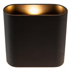 ATILA - Wandlamp Binnen/Buiten - LED Dimb. - 2x5W 2700K - IP54 - Zwart