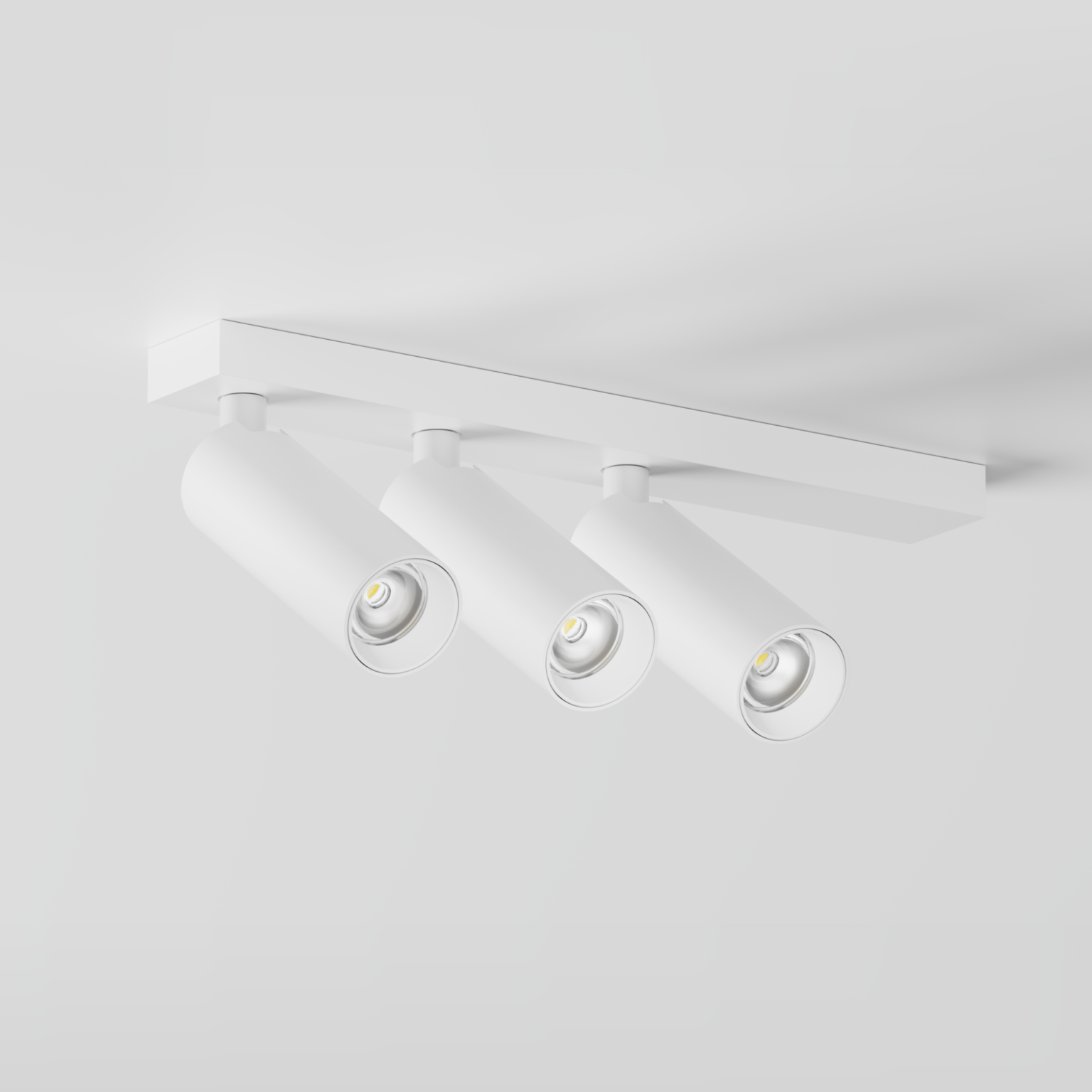 Tuup Slim asymmetrisch 3 plafondspot GU10