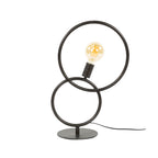 Tafellamp Loop artic zwart - 1-lichts, 56 cm hoog