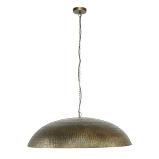 Suspension Cupola bronze antique - 1 lumière, diamètre 90 cm
