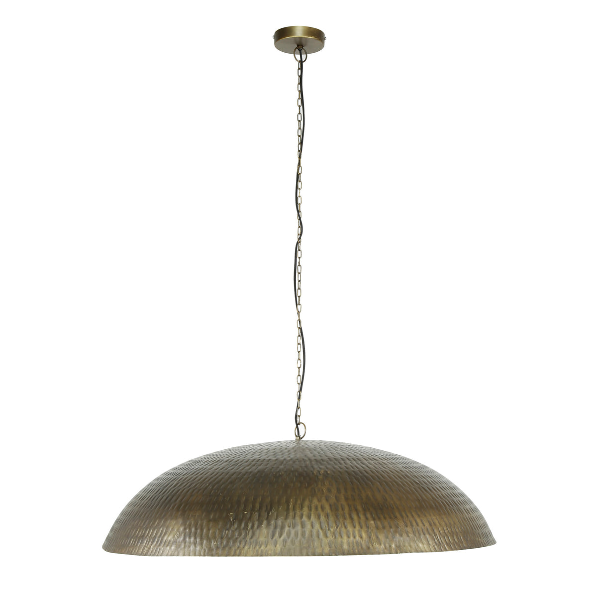 Pendant lamp Cupola antique bronze - 1-light, diameter 90 cm