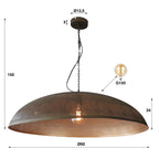 Suspension Cosmic bronze antique - 1 lumière, diamètre 90 cm
