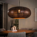 Pendant lamp Cielo antique copper - 1-light, diameter 90 cm