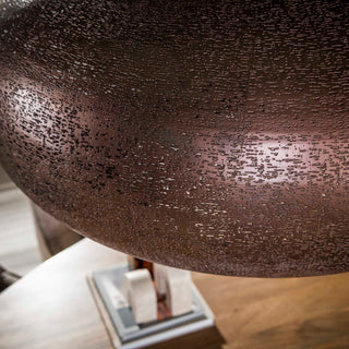 Pendant lamp Cielo antique copper - 1-light, diameter 90 cm
