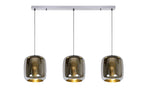 ERYN - Hanglamp - 3xE27 - Chroom