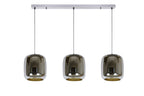 ERYN - Hanglamp - 3xE27 - Chroom
