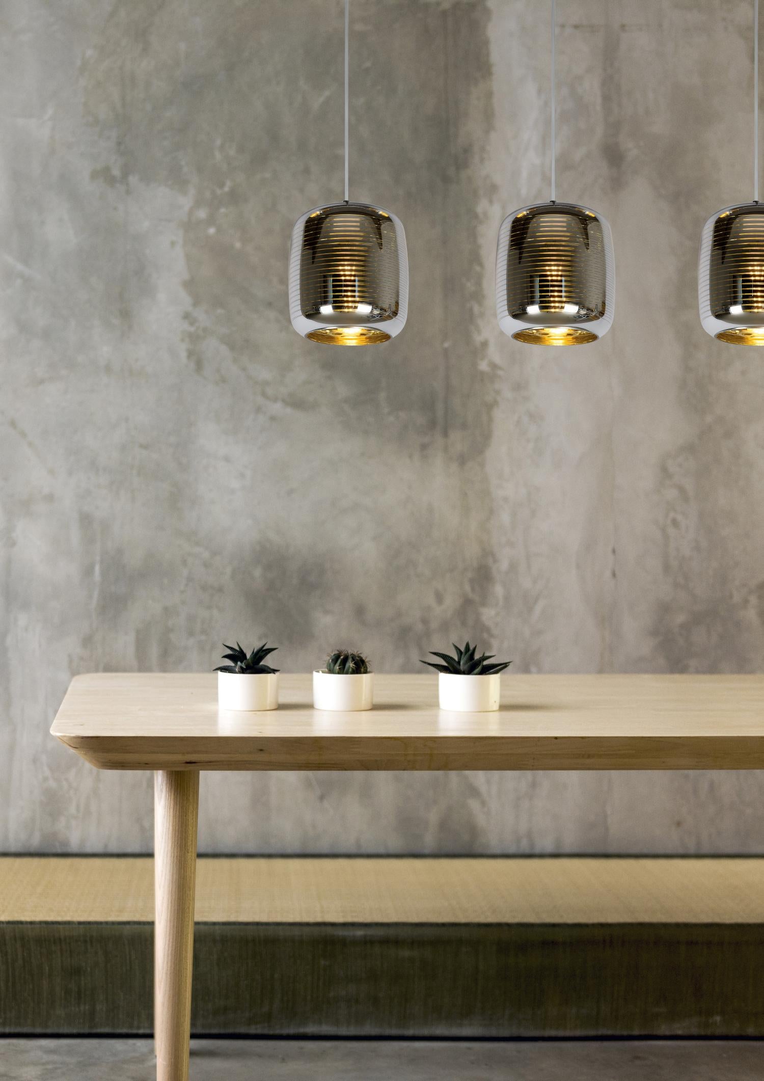 ERYN - Hanglamp - 3xE27 - Chroom