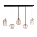 LioLights Diamond Grain diamond pendant lamp 5-light 120 cm wide – glass
