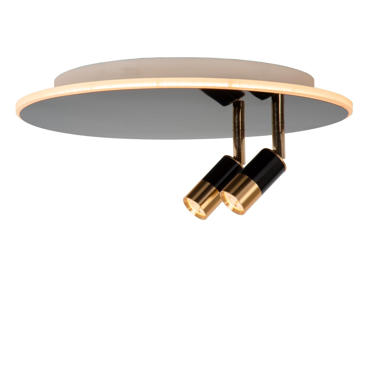 JUBEL - Ceiling light - Ø 40 cm - LED - CCT - 2500K/3000K - Black chrome