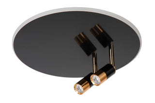 JUBEL - Ceiling light - Ø 40 cm - LED - CCT - 2500K/3000K - Black chrome