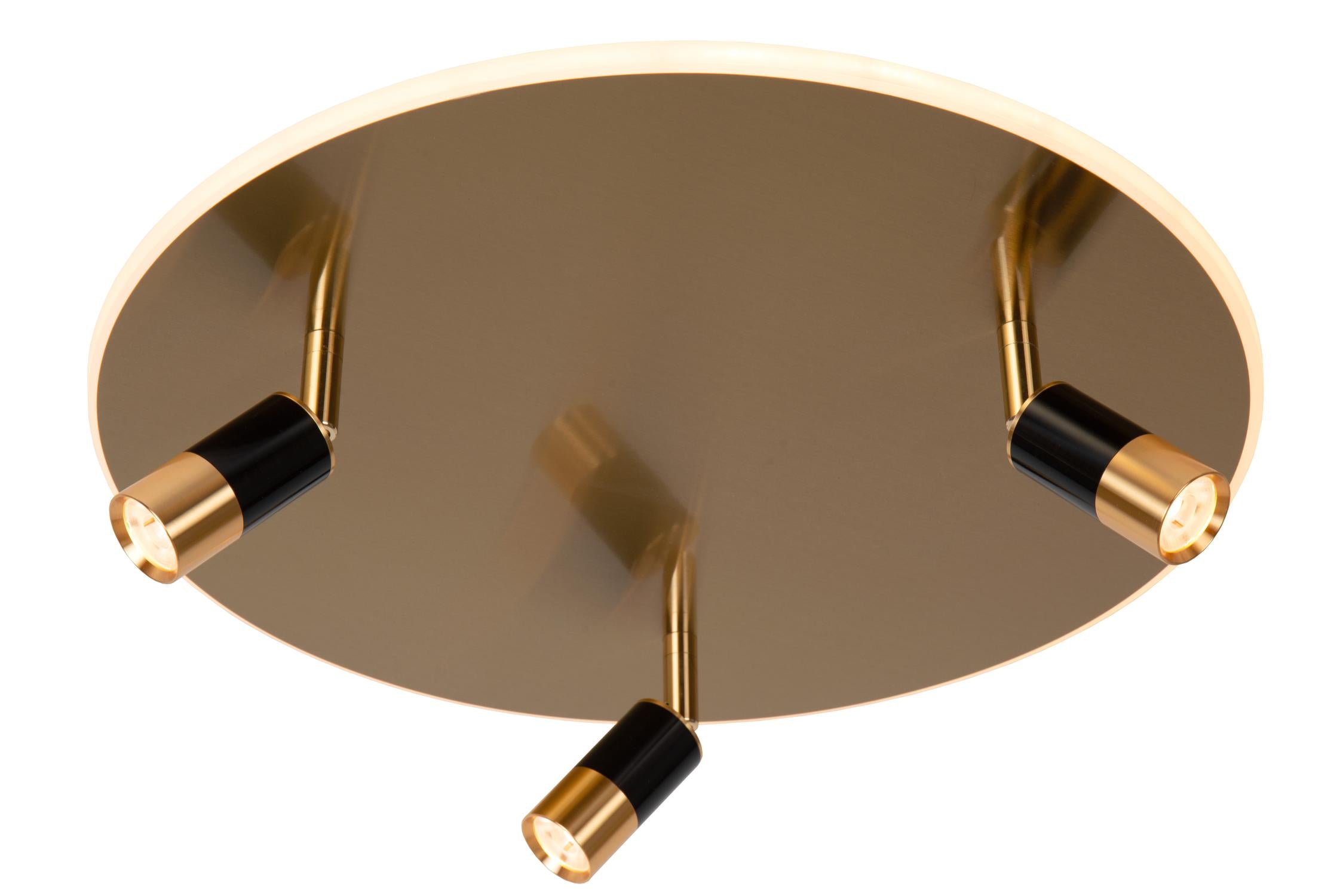 JUBEL - Plafonnier - Ø 48 cm - LED - CCT - 2500K/3000K - Or mat / Laiton