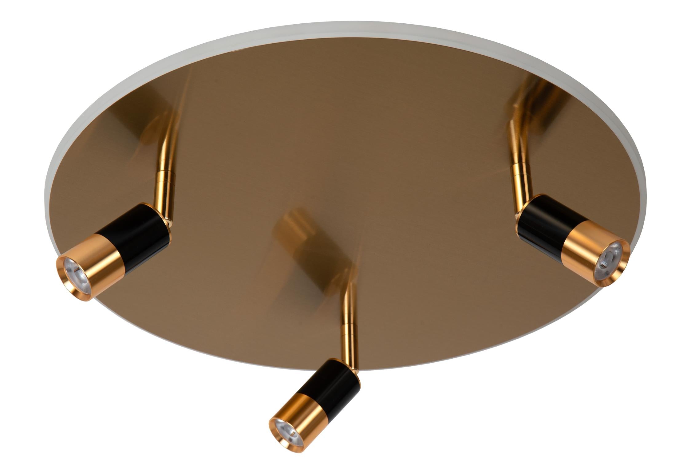 JUBEL - Plafonnier - Ø 48 cm - LED - CCT - 2500K/3000K - Or mat / Laiton