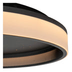 ESTREJA - Plafonnière - Ø 40 cm - LED 3 StepDim - CCT - 2500K/3000K - Zwart