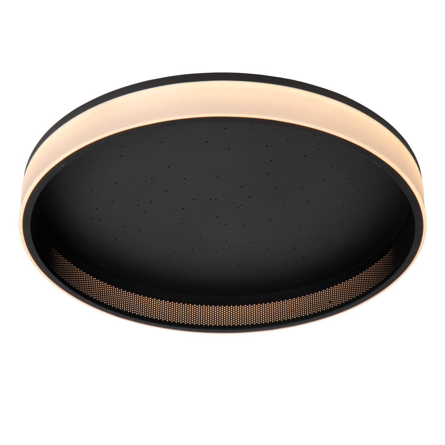ESTREJA - Plafonnière - Ø 40 cm - LED 3 StepDim - CCT - 2500K/3000K - Zwart