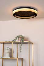 ESTREJA - Plafonnière - Ø 40 cm - LED 3 StepDim - CCT - 2500K/3000K - Zwart