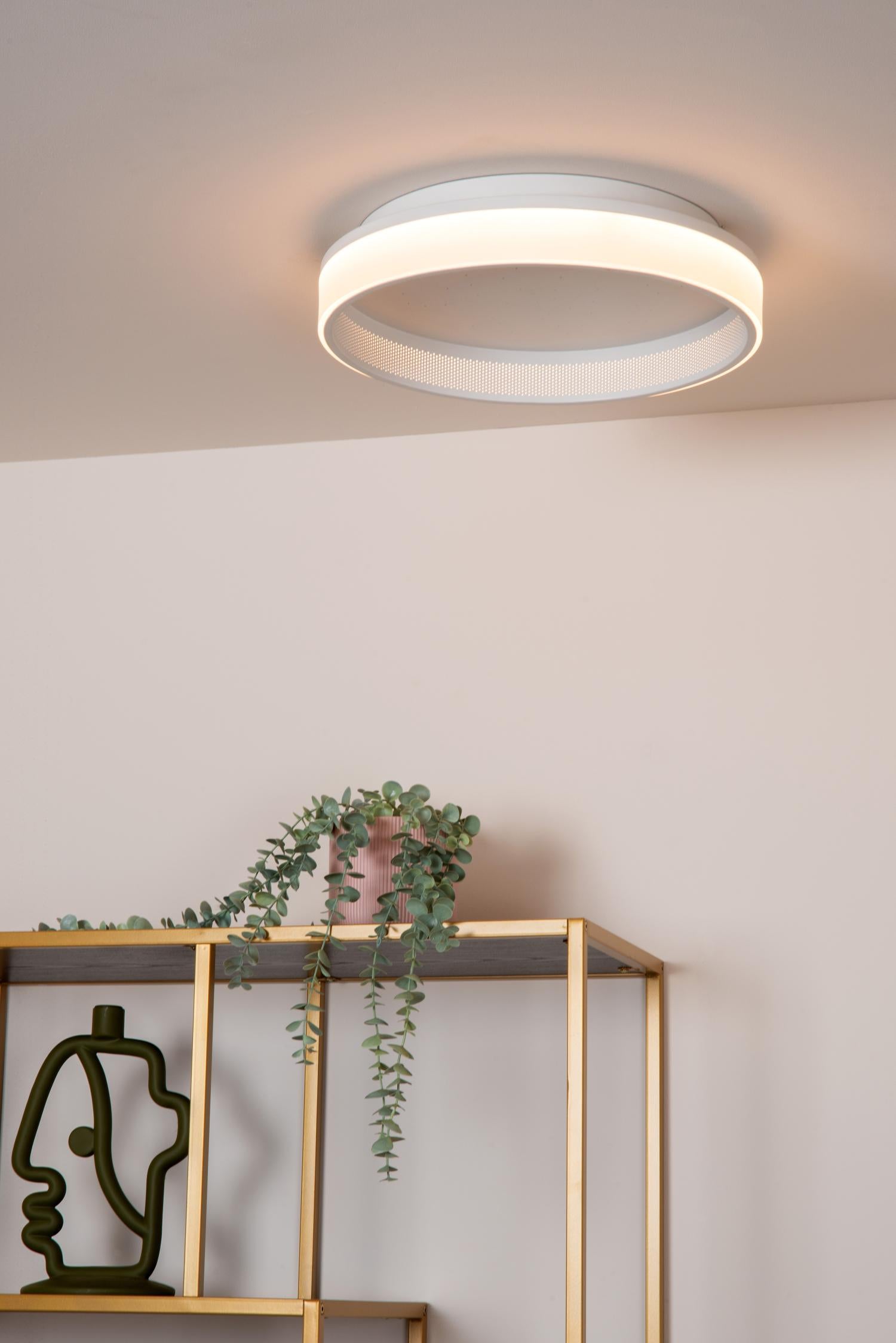 ESTREJA - Plafonnière - Ø 40 cm - LED 3 StepDim - CCT - 2500K/3000K - Wit