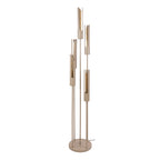 Floor lamp Tube beige - 5-light, 175 cm high