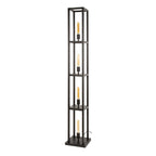 Floor lamp Quadra artic black - 4-light, 163 cm high