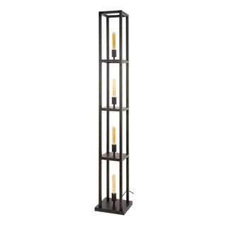 Floor lamp Quadra artic black - 4-light, 163 cm high