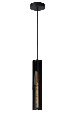 LIONEL - Pendant light - Ø 6.5 cm - 1xE27 - Black