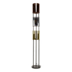 Vloerlamp Lucente Tricolore artic zwart - 3-lichts, 175 cm hoog