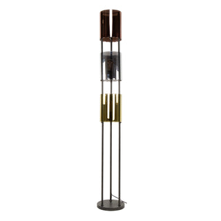 Vloerlamp Lucente Tricolore artic zwart - 3-lichts, 175 cm hoog