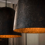 Suspension Nova brun fumé - 3 lumières, largeur 115 cm