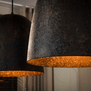 Suspension Nova brun fumé - 3 lumières, largeur 115 cm