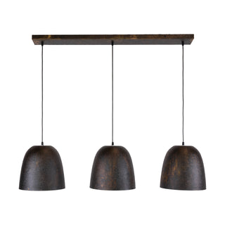 Suspension Nova brun fumé - 3 lumières, largeur 115 cm