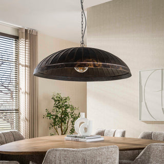 Pendant lamp Guard smoky brown - 1-light, diameter 90 cm