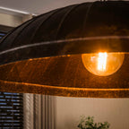 Pendant lamp Guard smoky brown - 1-light, diameter 90 cm