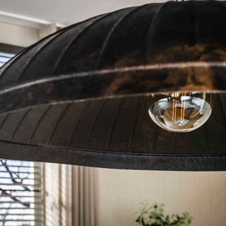 Pendant lamp Guard smoky brown - 1-light, diameter 90 cm