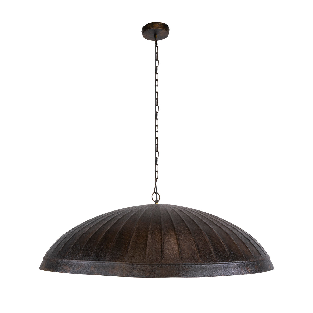 Pendant lamp Guard smoky brown - 1-light, diameter 90 cm