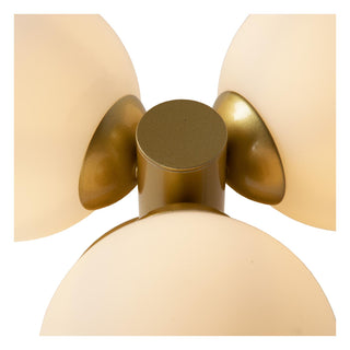 TRUDY - Ceiling light Bathroom - Ø 28 cm - 3xG9 - IP44 - Matt Gold / Brass