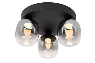 TAMINO - Ceiling light - LED Dimmable - 3x5.6W 3000K - Black