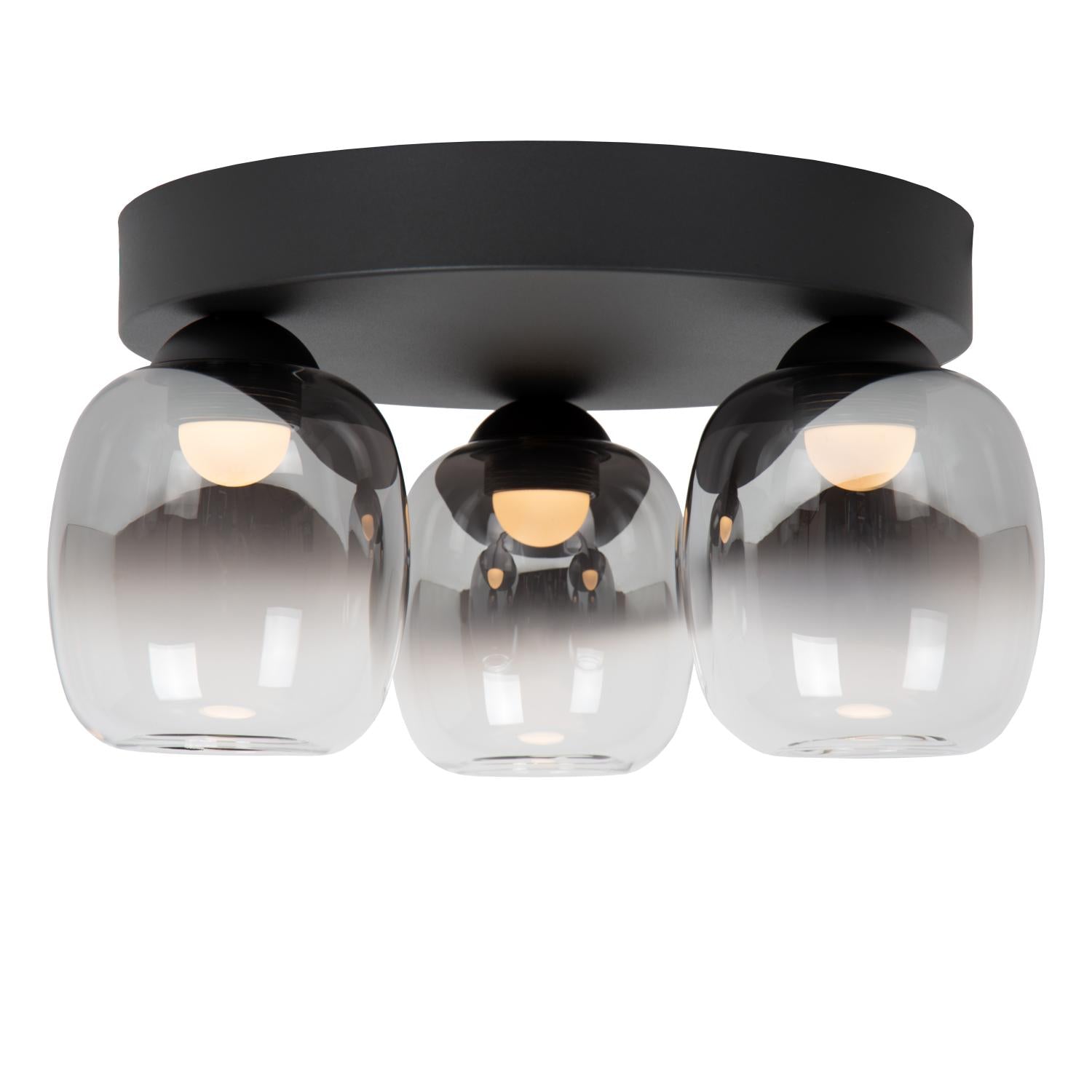 TAMINO - Ceiling light - LED Dimmable - 3x5.6W 3000K - Black