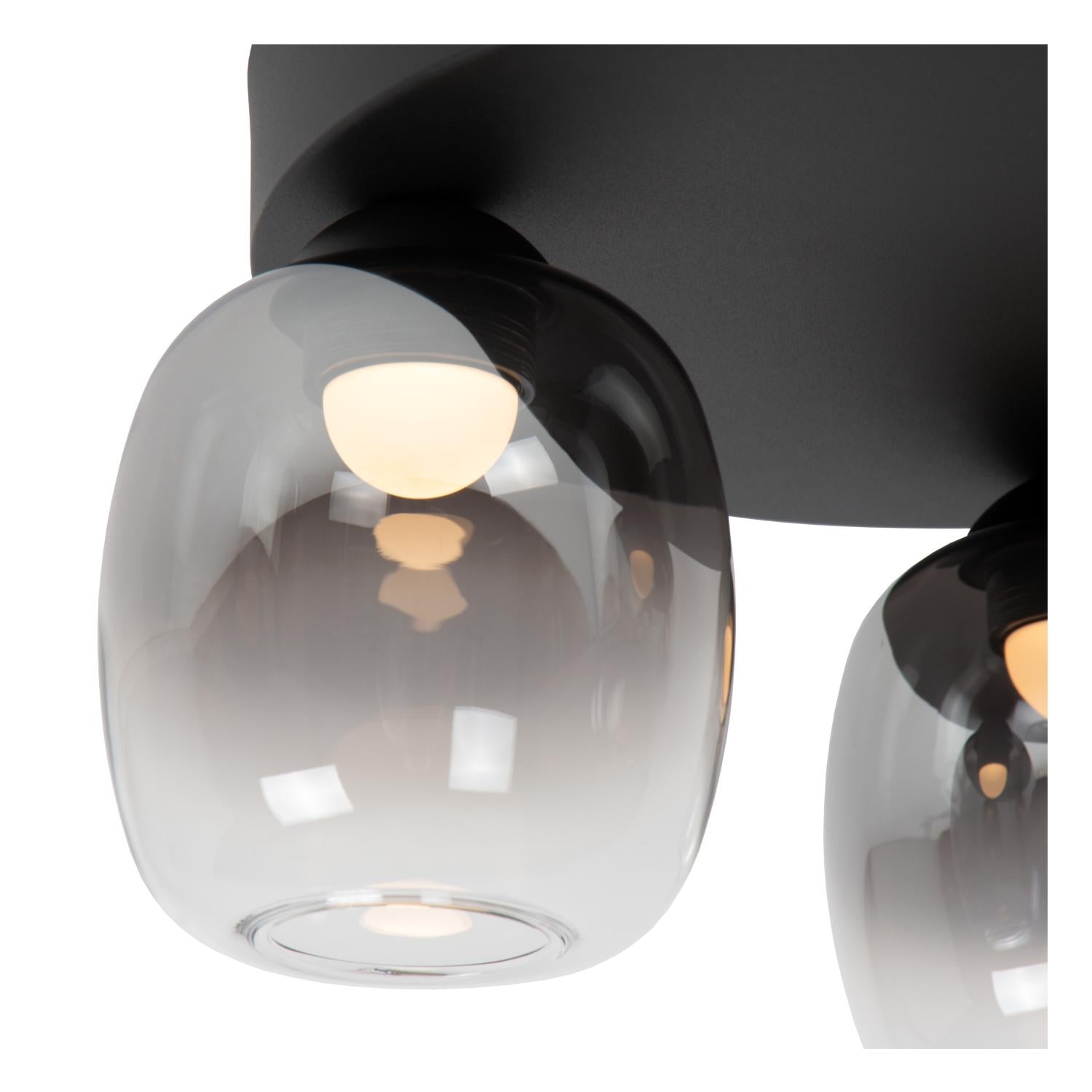 TAMINO - Ceiling light - LED Dimmable - 3x5.6W 3000K - Black