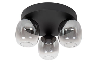 TAMINO - Ceiling light - LED Dimmable - 3x5.6W 3000K - Black