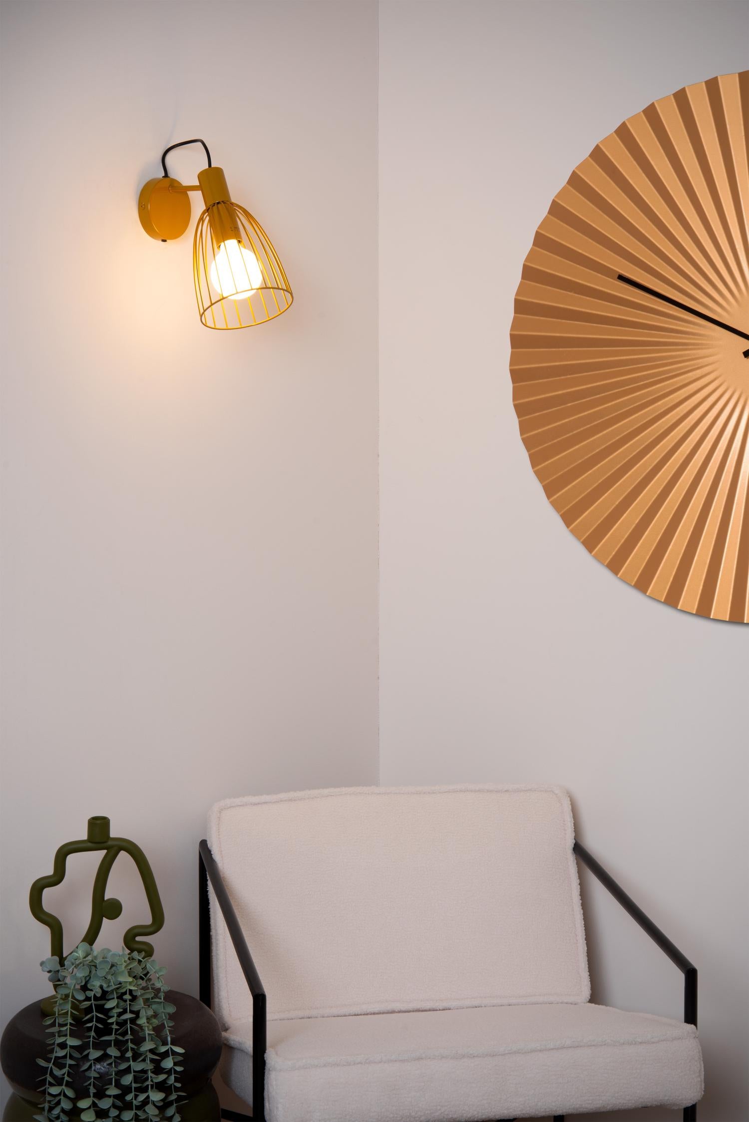 MACARONS - Wall light - 1xE27 - Ochre yellow