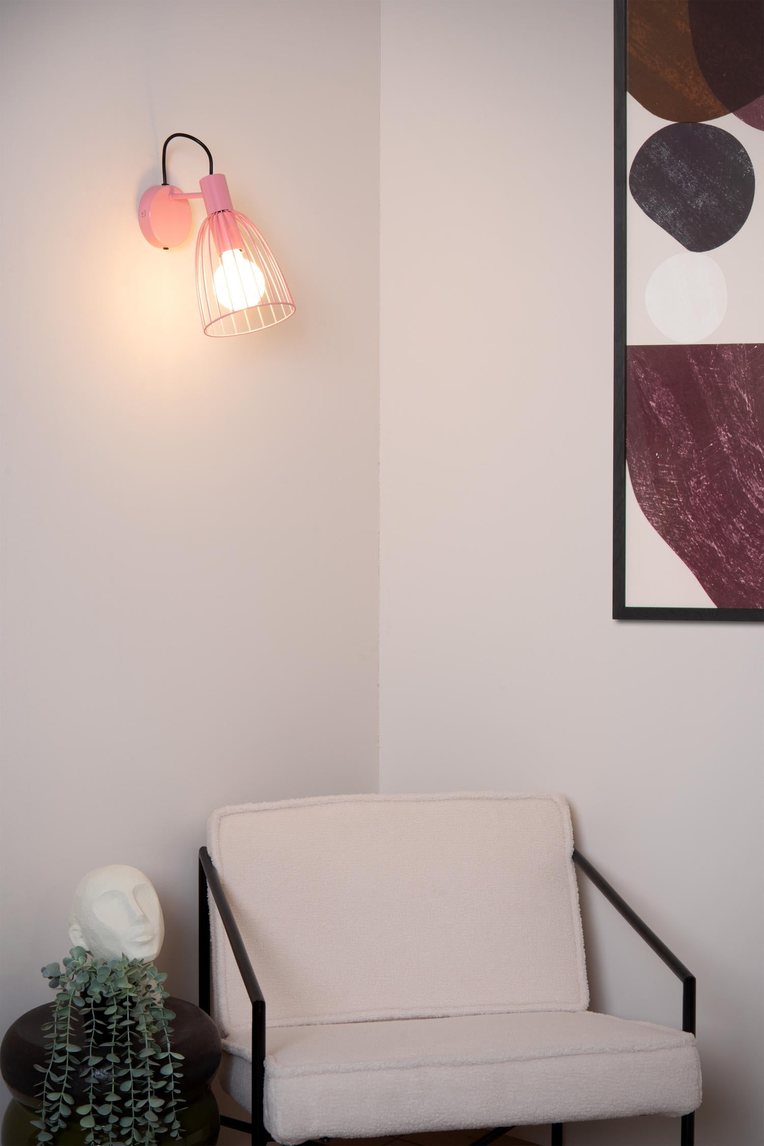 MACARONS - Wall light - 1xE27 - Pink