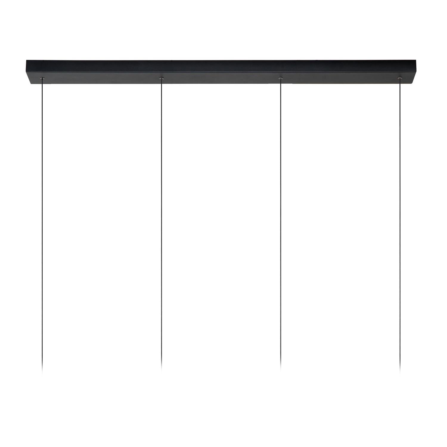 LORENZ - Pendant light - LED Dimmable - 4x4W 3000K - Black