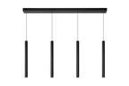 LORENZ - Pendant light - LED Dimmable - 4x4W 3000K - Black
