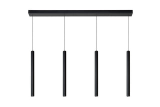 LORENZ - Pendant light - LED Dimmable - 4x4W 3000K - Black