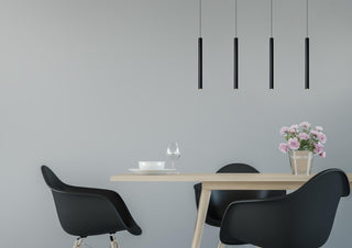 LORENZ - Pendant light - LED Dimmable - 4x4W 3000K - Black