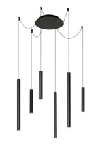 LORENZ - Pendant light - Ø 120 cm - LED Dimmable - 6x4W 3000K - Black